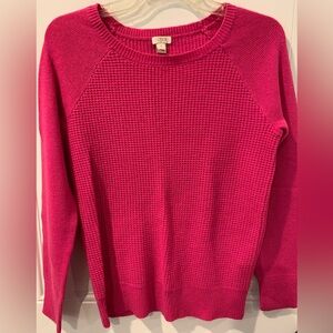 NWT - J Crew Waffle Crewneck Sweater - Sz Small